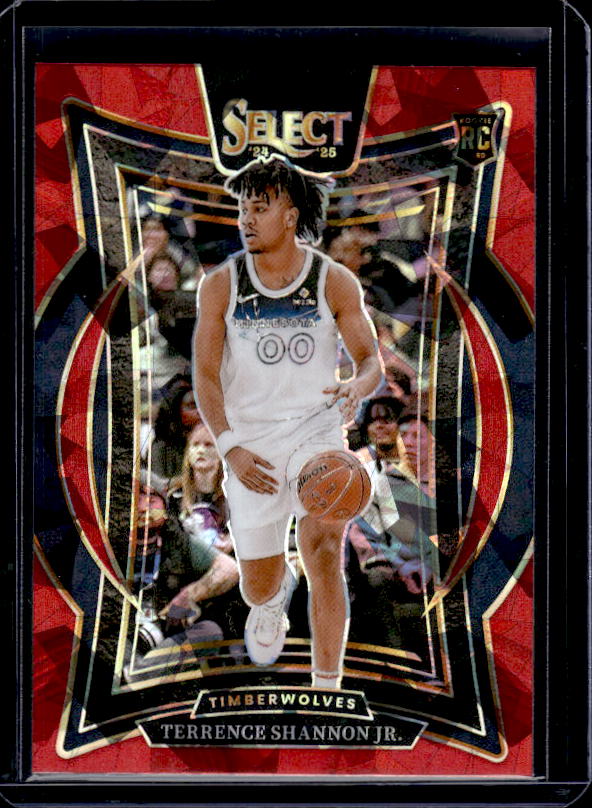2024-25 Panini Select #78 Terrence Shannon Jr. Red Cracked Ice Prizm