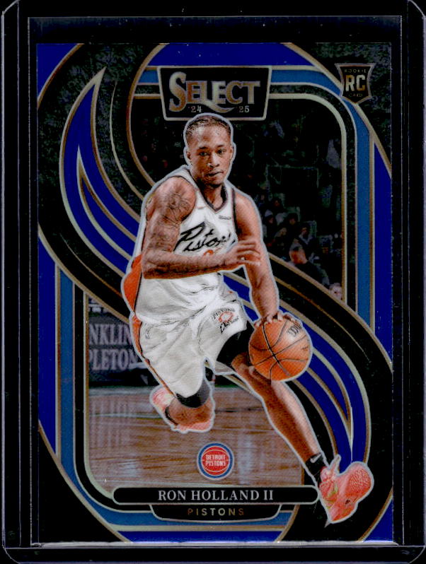 2024-25 Panini Select #198 Ron Holland II Blue Prizm