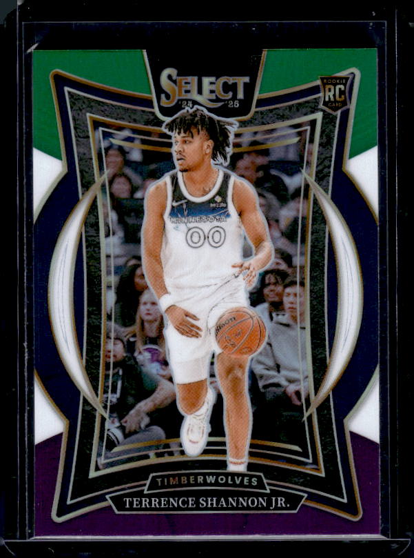 2024-25 Panini Select #78 Terrence Shannon Jr. Green White Purple Prizm