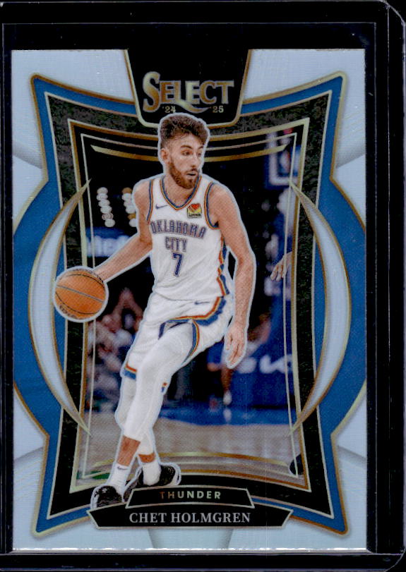 2024-25 Panini Select #1 Chet Holmgren Silver Prizm