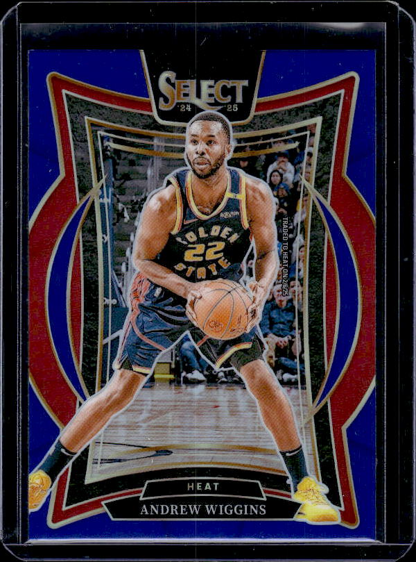 2024-25 Panini Select #5 Andrew Wiggins Blue Prizm