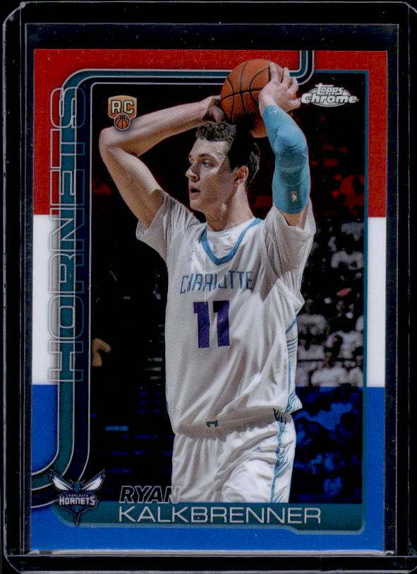 2025-26 Topps Chrome #284 Ryan Kalkbrenner Red White and Blue Refractor
