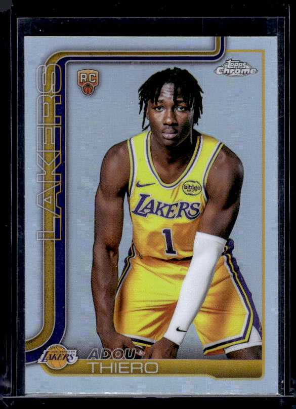2025-26 Topps Chrome #286 Adou Thiero Refractor