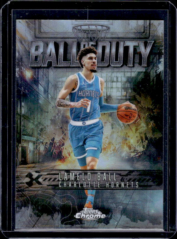 2025-26 Topps Chrome #BD-13 LaMelo Ball Ball of Duty Refractor