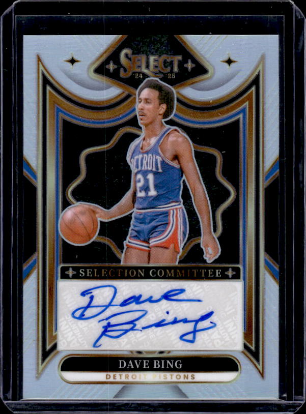 2024-25 Panini Select #SC-BIN Dave Bing Selection Committee Signatures