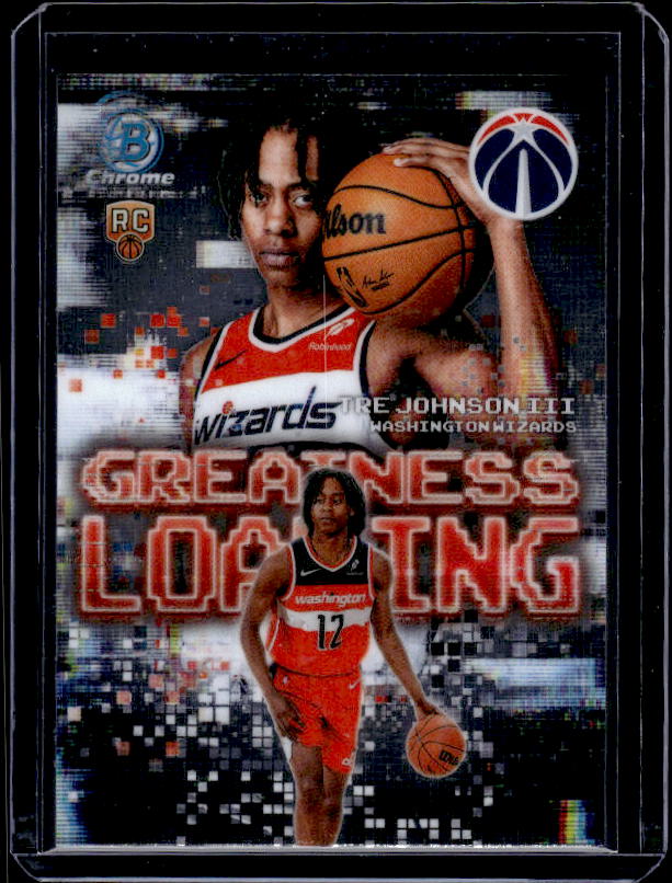 2025-26 Bowman #GL-6 Tre Johnson III Greatness Loading