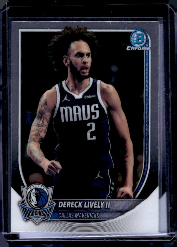 2025-26 Bowman #BCV-198 Dereck Lively II Chrome