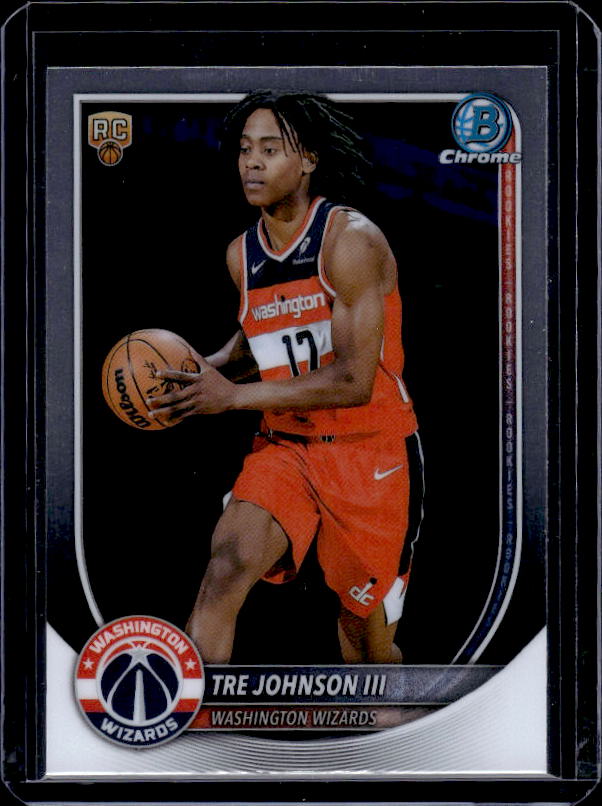 2025-26 Bowman #BCV-6 Tre Johnson III Chrome