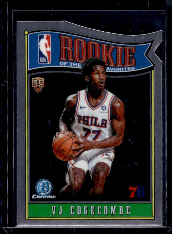 2025-26 Bowman #RY-3 VJ Edgecombe Rookie Of The Year Favorites