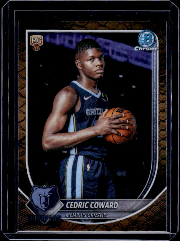 2025-26 Bowman #BCV-11 Cedric Coward Chrome Reptilian Refractor