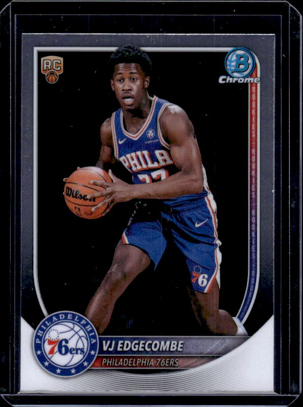 2025-26 Bowman #BCV-3 VJ Edgecombe Chrome