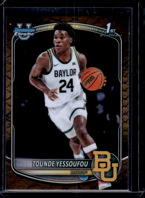 2025-26 Bowman #BCP-11 Tounde Yessoufou Chrome Prospects Reptilian Refractor