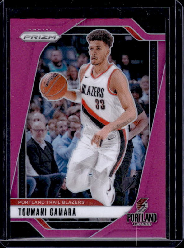 2024-25 Panini Prizm #215 Toumani Camara Prizms Pink #/249