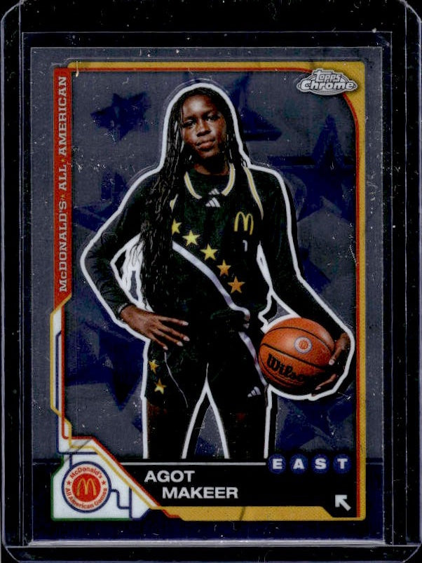 2025 Topps Chrome McDonald's All American #17 Agot Makeer