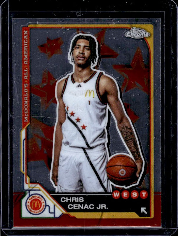 2025 Topps Chrome McDonald's All American #11 Chris Cenac Jr.