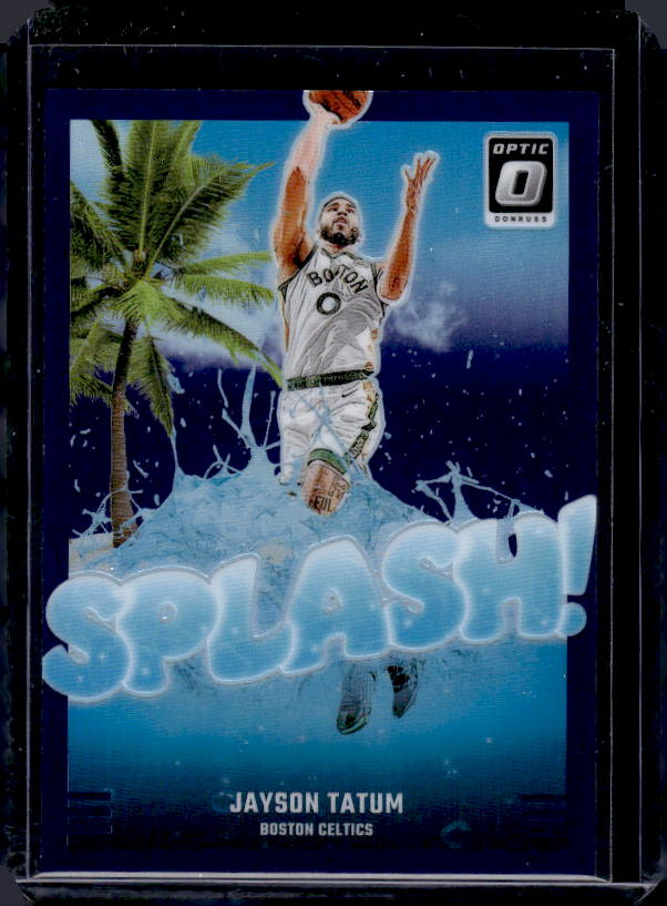 2024-25 Donruss Optic #11 Jayson Tatum Splash! Purple