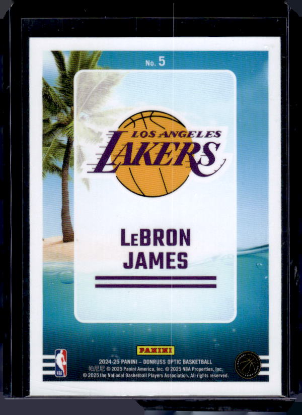 2024-25 Donruss Optic #5 LeBron James Splash!