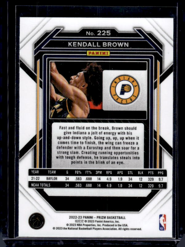 2022-23 Panini Prizm #225 Kendall Brown