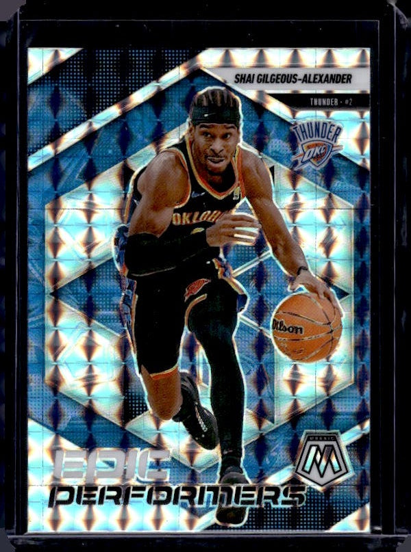 2024-25 Panini Mosaic #6 Shai Gilgeous-Alexander Epic Performers Mosaic