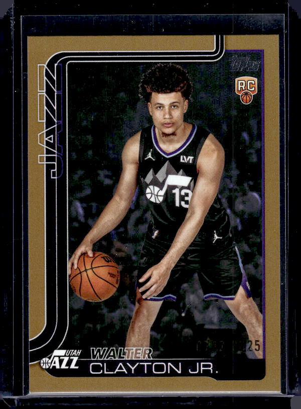 2025-26 Topps #218 Walter Clayton Jr. Gold #/2025