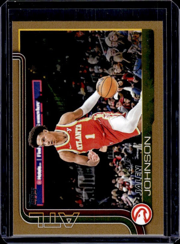 2025-26 Topps #65 Jalen Johnson Gold #/2025