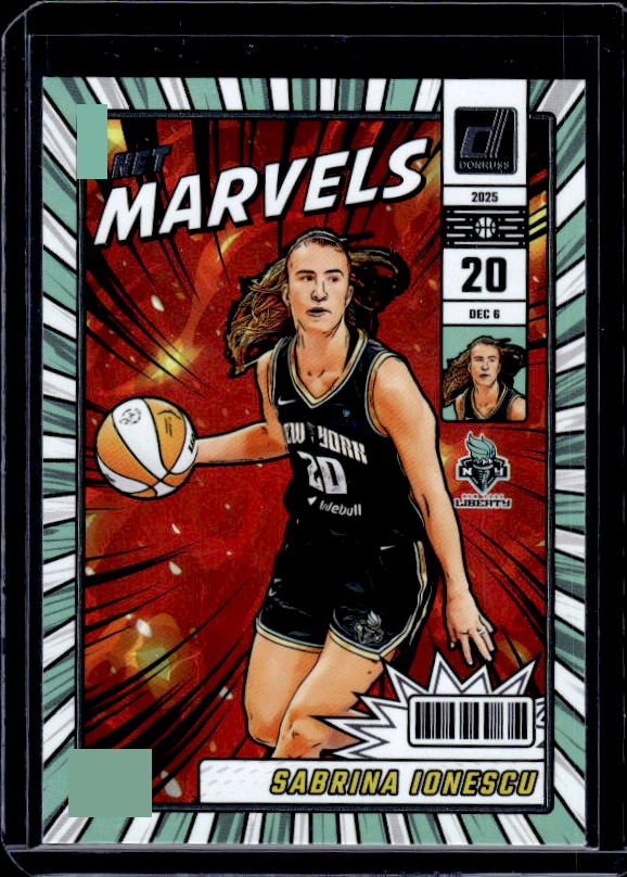 2025 Donruss WNBA #7 Sabrina Ionescu Net Marvels