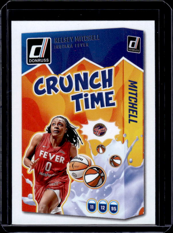 2025 Donruss WNBA #6 Kelsey Mitchell Crunch Time