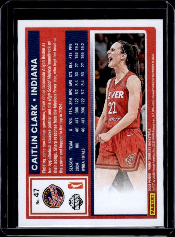 2025 Donruss WNBA #47 Caitlin Clark