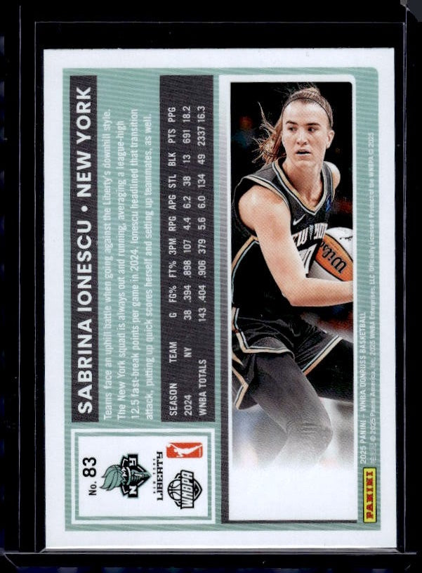 2025 Donruss WNBA #83 Sabrina Ionescu