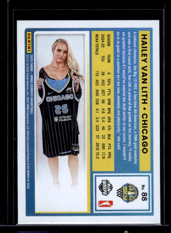 2025 Donruss WNBA #88 Hailey Van Lith