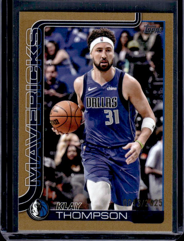 2025-26 Topps #170 Klay Thompson Gold #/2025