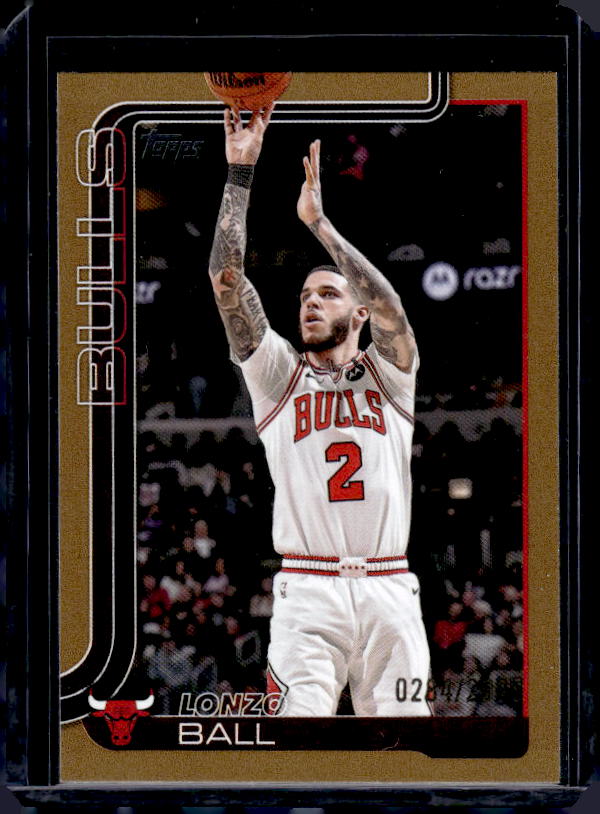 2025-26 Topps #39 Lonzo Ball Gold #/2025