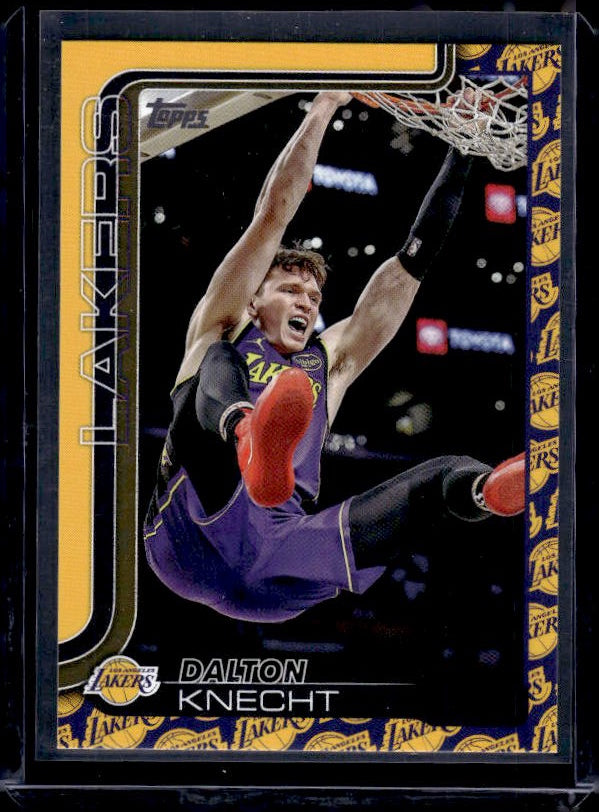 2025-26 Topps #153 Dalton Knecht Team Color Border