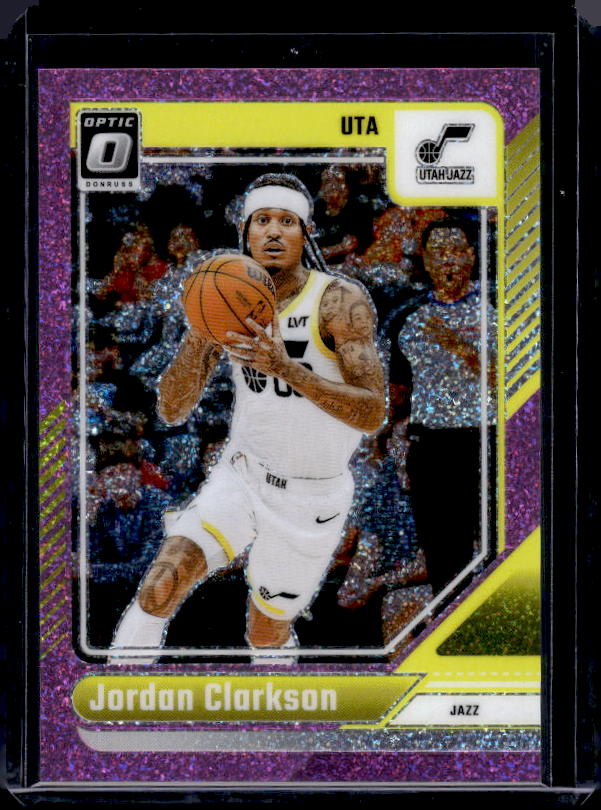 2024-25 Donruss Optic #122 Jordan Clarkson Pink Glitter #/275