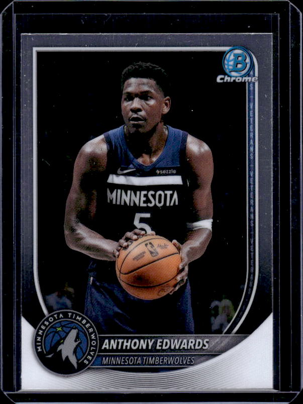 2025-26 Bowman #BCV-103 Anthony Edwards Chrome