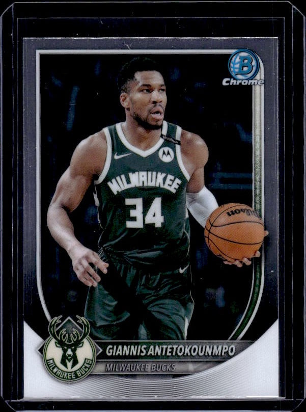 2025-26 Bowman #BCV-80 Giannis Antetokounmpo Chrome