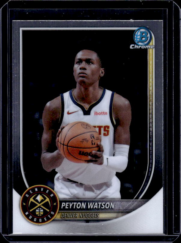 2025-26 Bowman #BCV-180 Peyton Watson Chrome