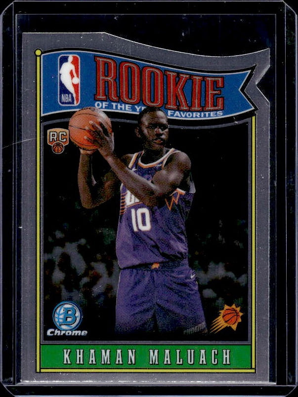 2025-26 Bowman #RY-10 Khaman Maluach Rookie Of The Year Favorites