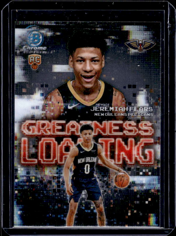 2025-26 Bowman #GL-7 Jeremiah Fears Greatness Loading