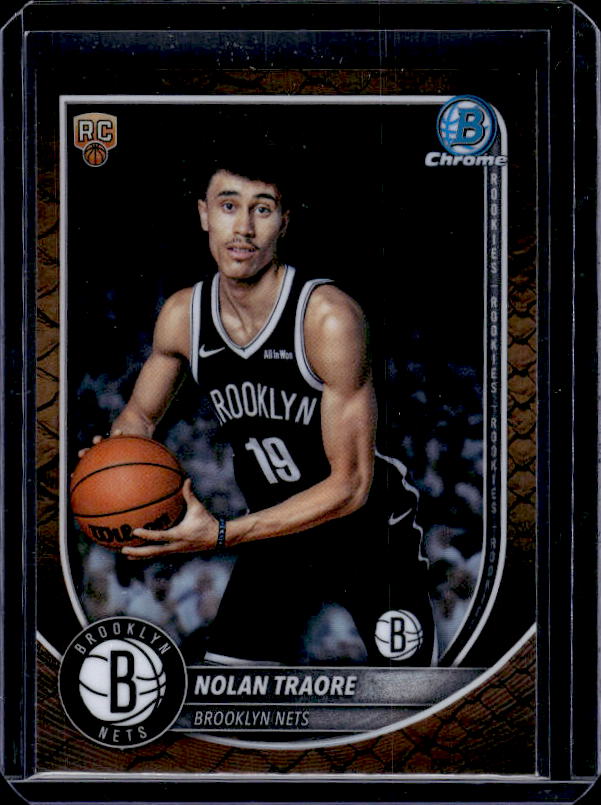 2025-26 Bowman #BCV-19 Nolan Traore Chrome Reptilian Refractor