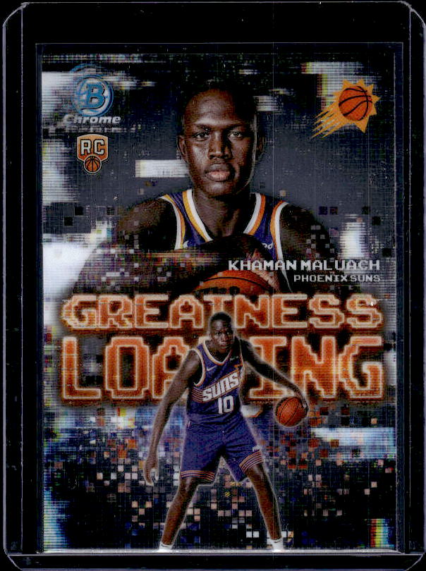 2025-26 Bowman #GL-10 Khaman Maluach Greatness Loading