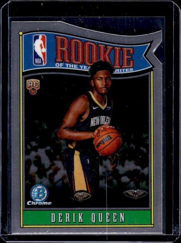 2025-26 Bowman #RY-13 Derik Queen Rookie Of The Year Favorites