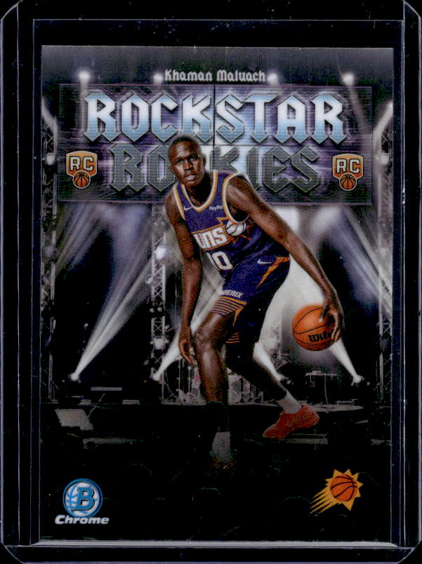 2025-26 Bowman #RR-10 Khaman Maluach Rockstar Rookies Refractor