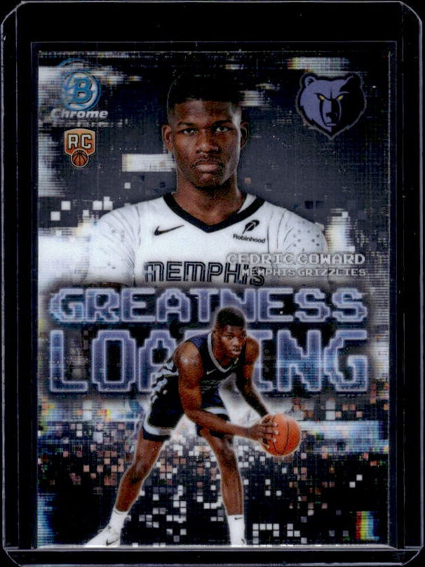 2025-26 Bowman #GL-11 Cedric Coward Greatness Loading
