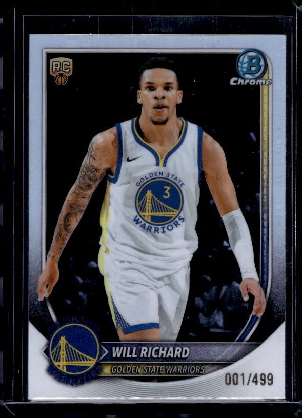 2025-26 Bowman #BCV-52 Will Richard Chrome Refractor #/499
