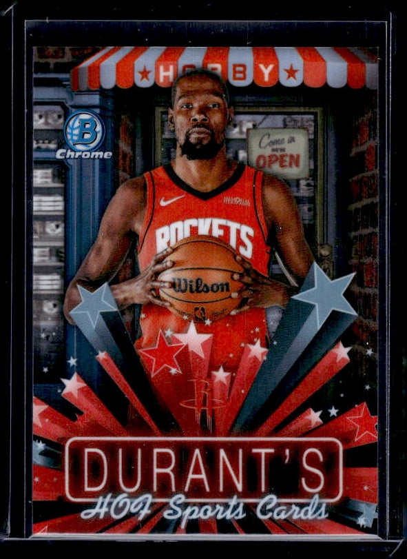 2025-26 Bowman #HS-12 Kevin Durant Hobby Stars Refractor