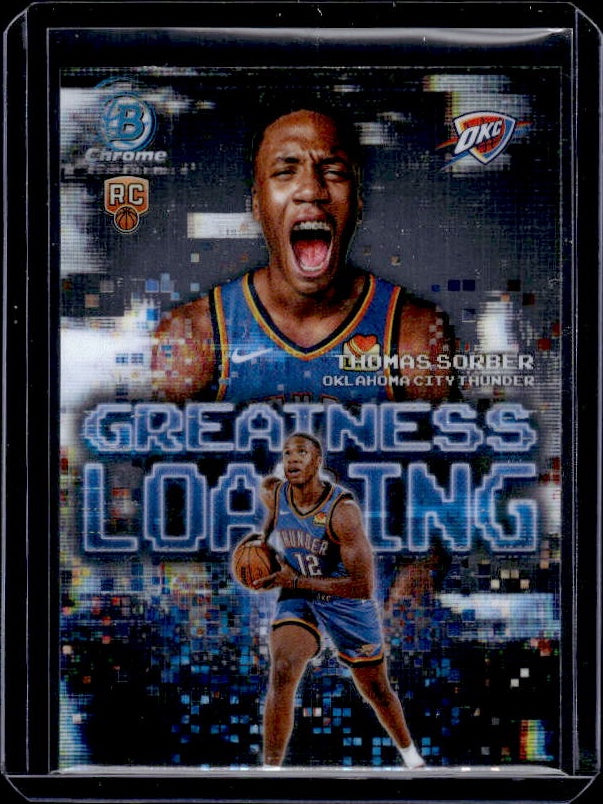 2025-26 Bowman #GL-15 Thomas Sorber Greatness Loading