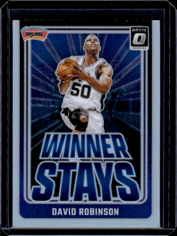2024-25 Donruss Optic #15 David Robinson Winner Stays Holo