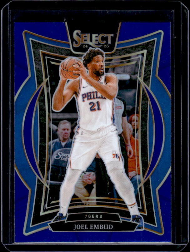 2024-25 Panini Select #6 Joel Embiid Blue Prizm