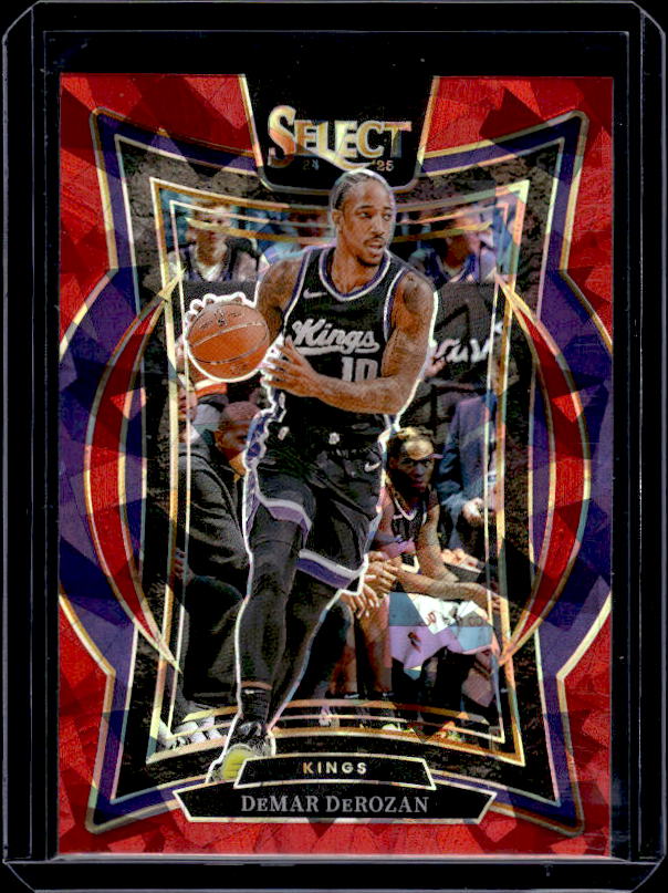 2024-25 Panini Select #33 DeMar DeRozan Red Cracked Ice Prizm